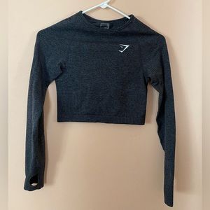 Gymshark VITAL SEAMLESS 2.0 LONG SLEEVE CROP TOP